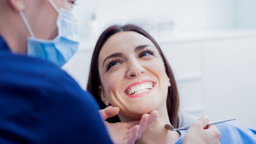 a patient with a female dentist